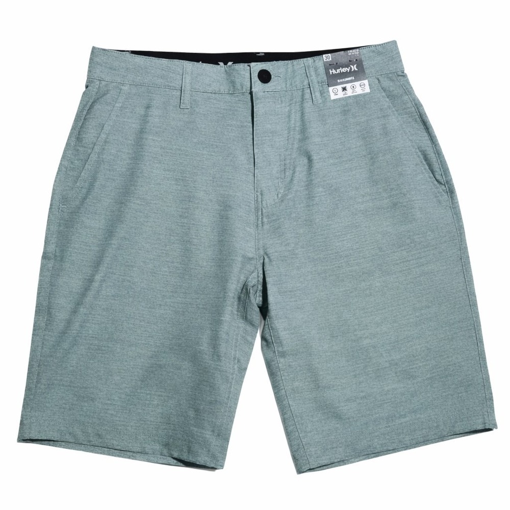 Hurley Heather Green Hybrid Walkshorts Mens 30 4-Way Stretch Water Repellent NWT